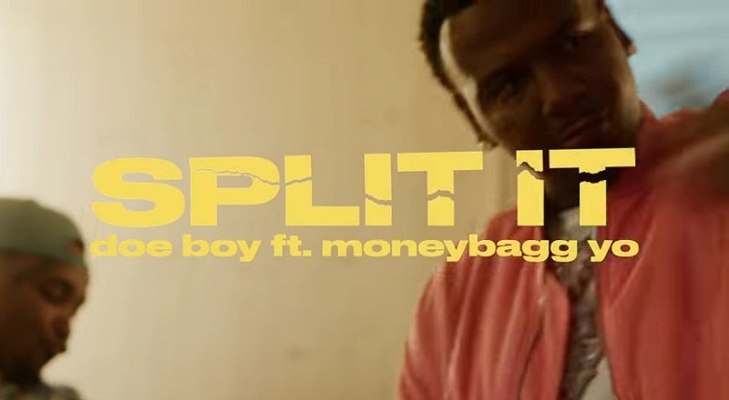Doe Boy releases the music video for his single, "Split It," featuring Moneybagg Yo.
