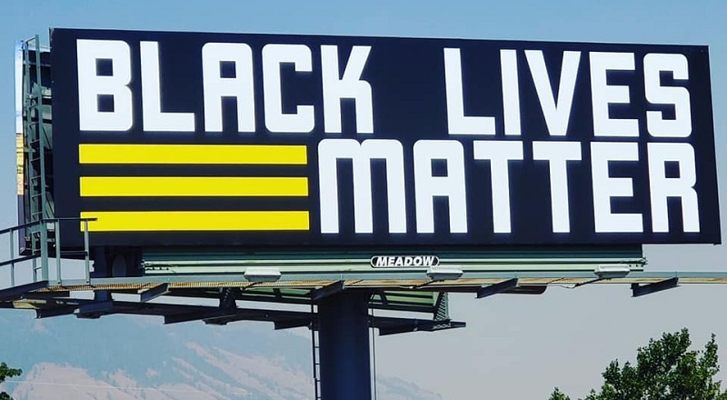 Maria PistolWhiplash Carmichael decided to do something to further the BLM cause. She is a native of Oregon, which is the home of Portland, where protests have turned violent, and people are fighting military police. Long before that, Maria launched a fund going towards purchasing a billboard to place "Black Lives Matter" on it. Finally, the billboard has come to light, and she is showing it off on Facebook, where it's been well-received.