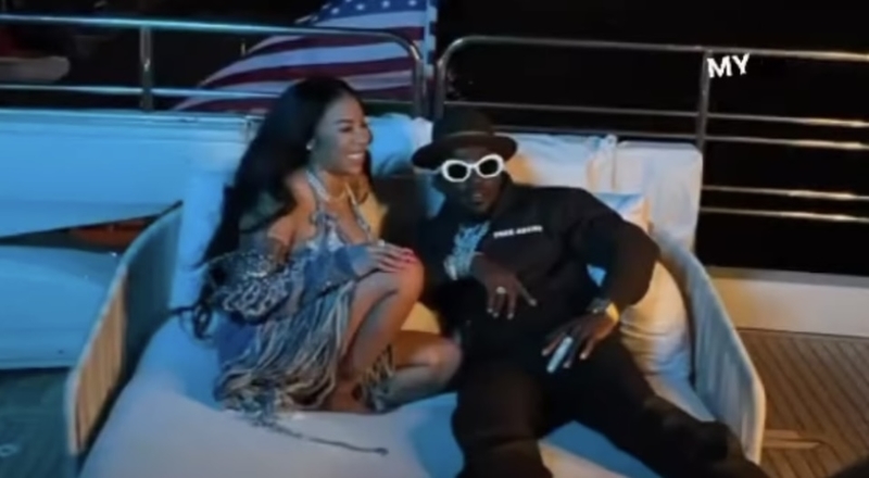 Antonio Brown previews "Don't Leave" video with Keyshia Cole